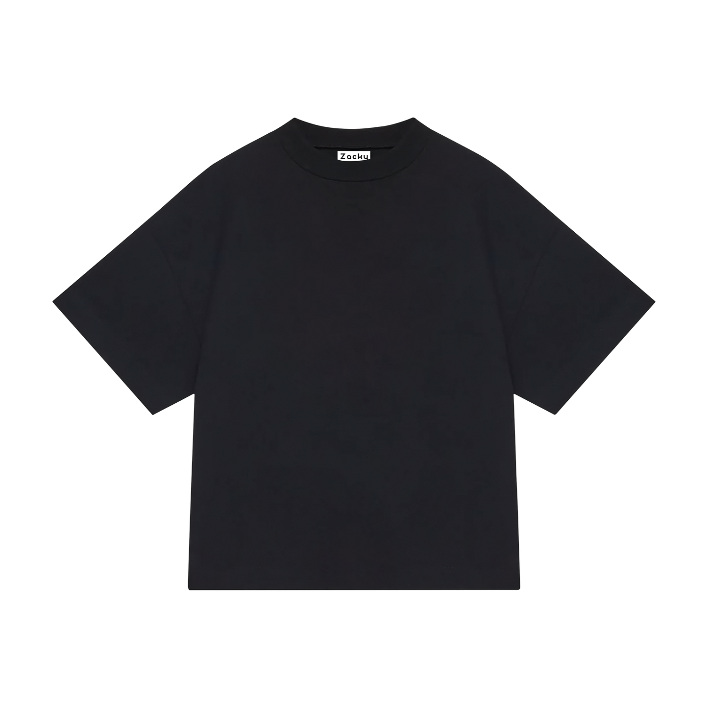 BLACK crewneck TEE